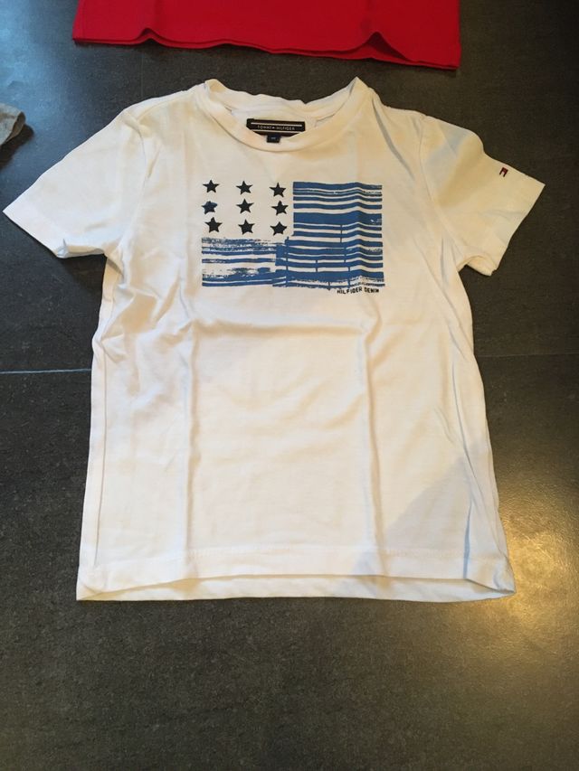 3 Camisetas manga corta niño varias marcas