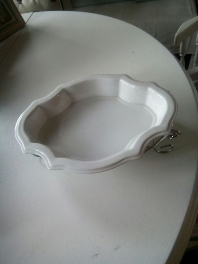 Vassoio con supporto in metallo