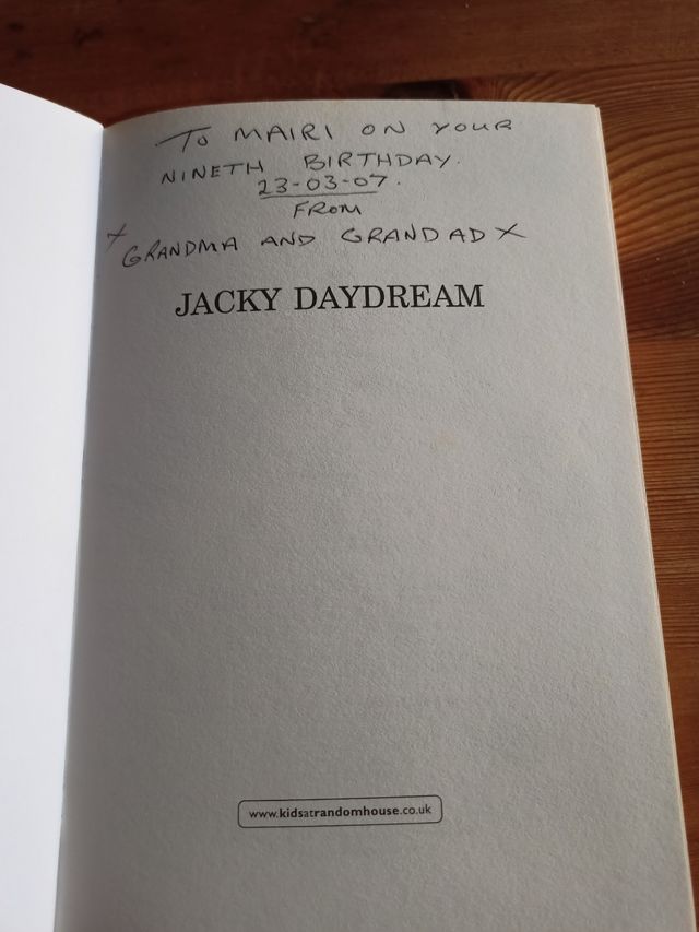 Jacqueline Wilson hardback