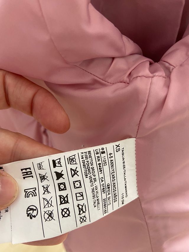 Abrigo niña Benetton