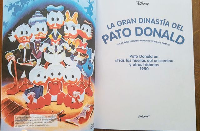 LIBRO PATO DONALD COMIC DISNEY NIÑOS