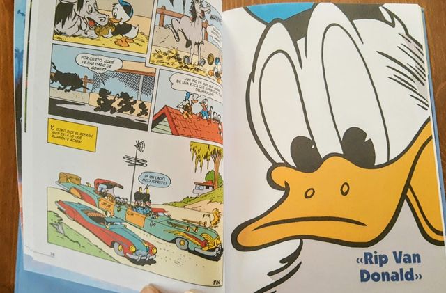 LIBRO PATO DONALD COMIC DISNEY NIÑOS