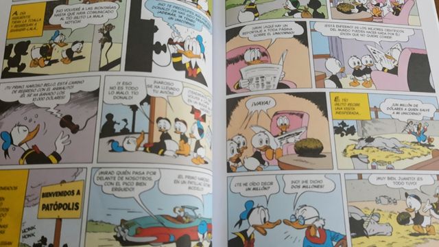 LIBRO PATO DONALD COMIC DISNEY NIÑOS