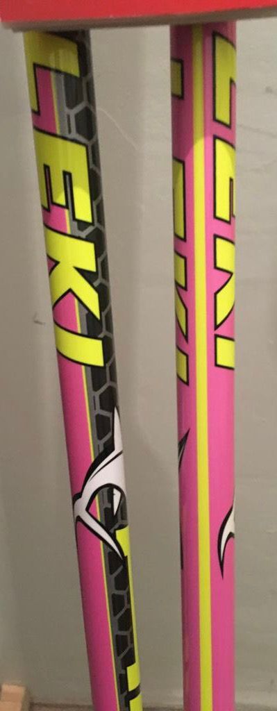 LEKI HRC JUNIOR POLE PINK KIDS - 130 cm
