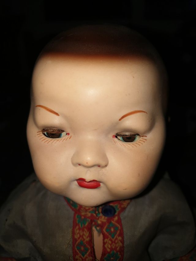 antiguo muñeco español de diana