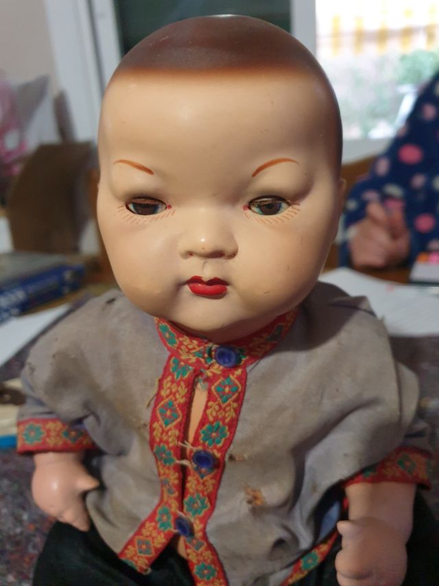 antiguo muñeco español de diana