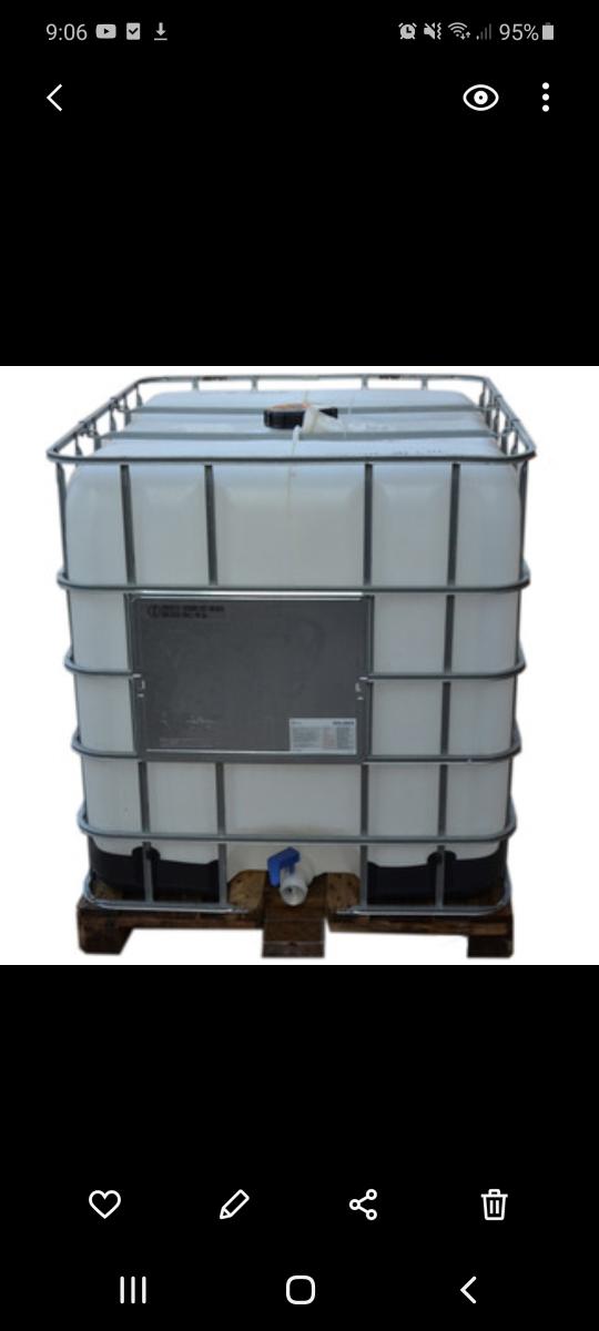 contenedores IBC 1000L con deposito nuevo