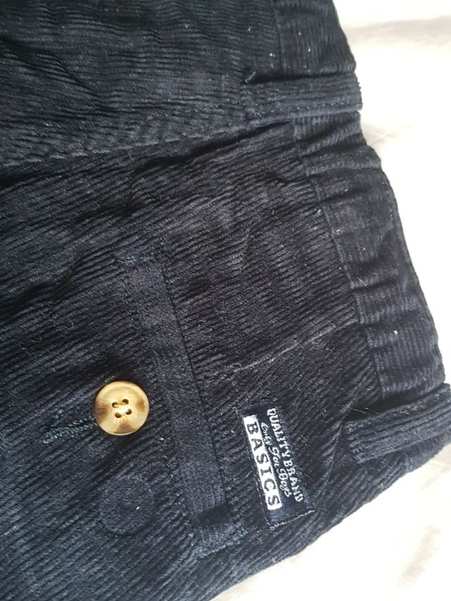 Pantalon de pana azul para 2 años