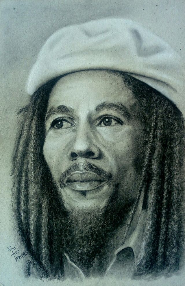 retrato de Bob Marley
