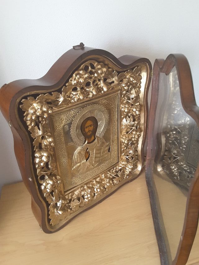 Icono ruso s.xix pantocrator