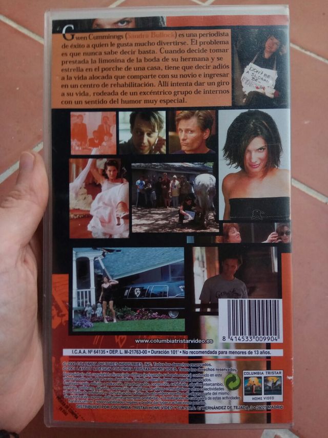 Película " 28 días" VHS