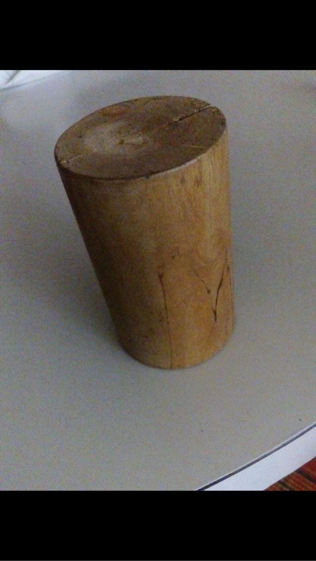 RODILLO PRENSA CUERO REPUJADO EN MADERA