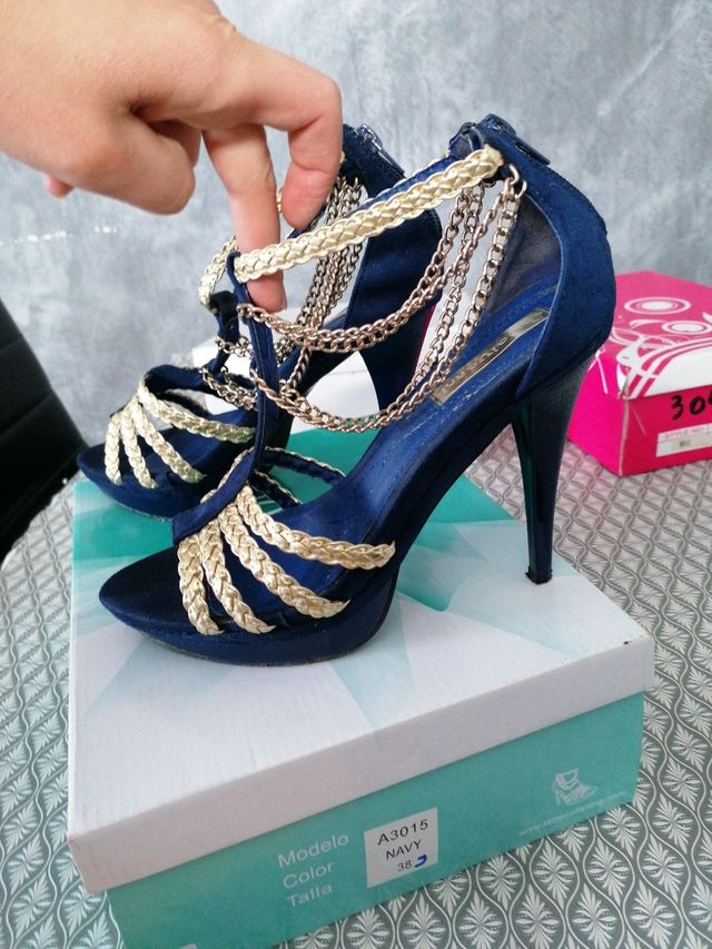 Sandalia de tacon t38