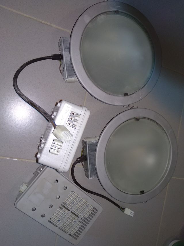 juego 2 focos empotrables