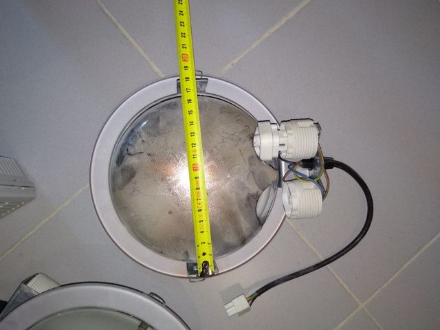 juego 2 focos empotrables