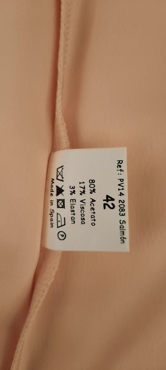 Falda larga rosa salmon Dolores Promesas Resort