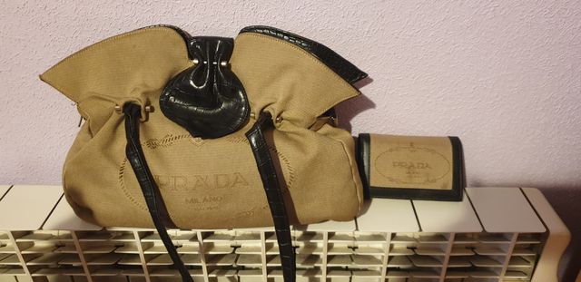 Juego de bolso y cartera.