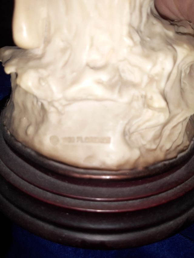 pareja figuras porcelana fina vintage