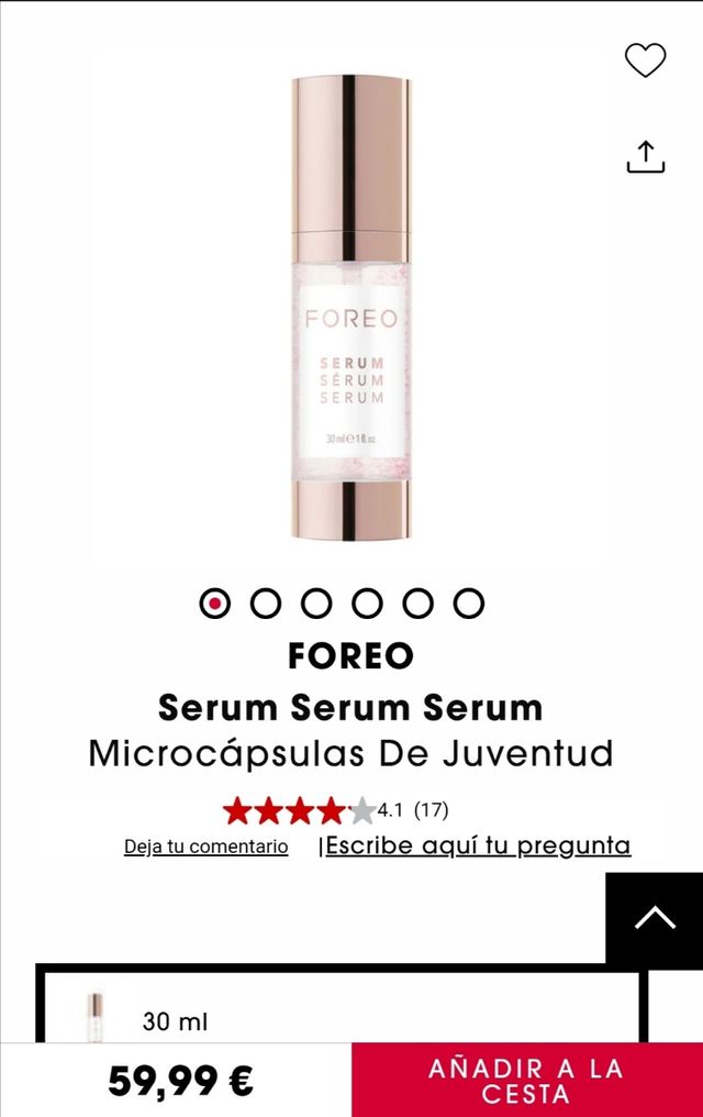 FOREO Estuche LUNA 3 + Serum (NUEVO)