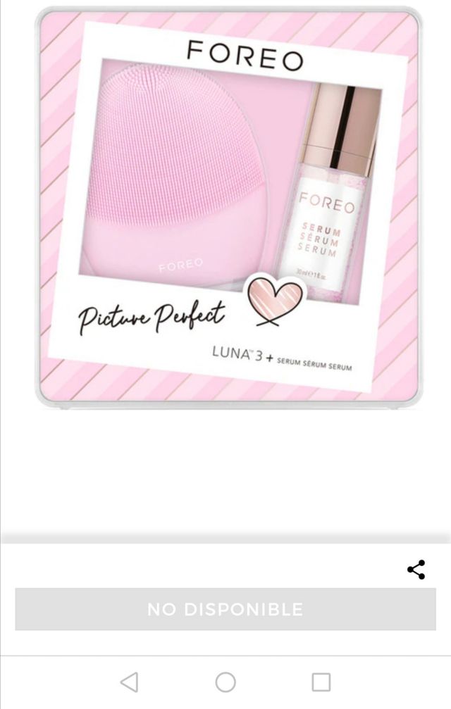 FOREO Estuche LUNA 3 + Serum (NUEVO)