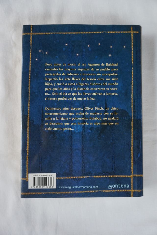 Libro juvenil Las siete llaves de Balabad