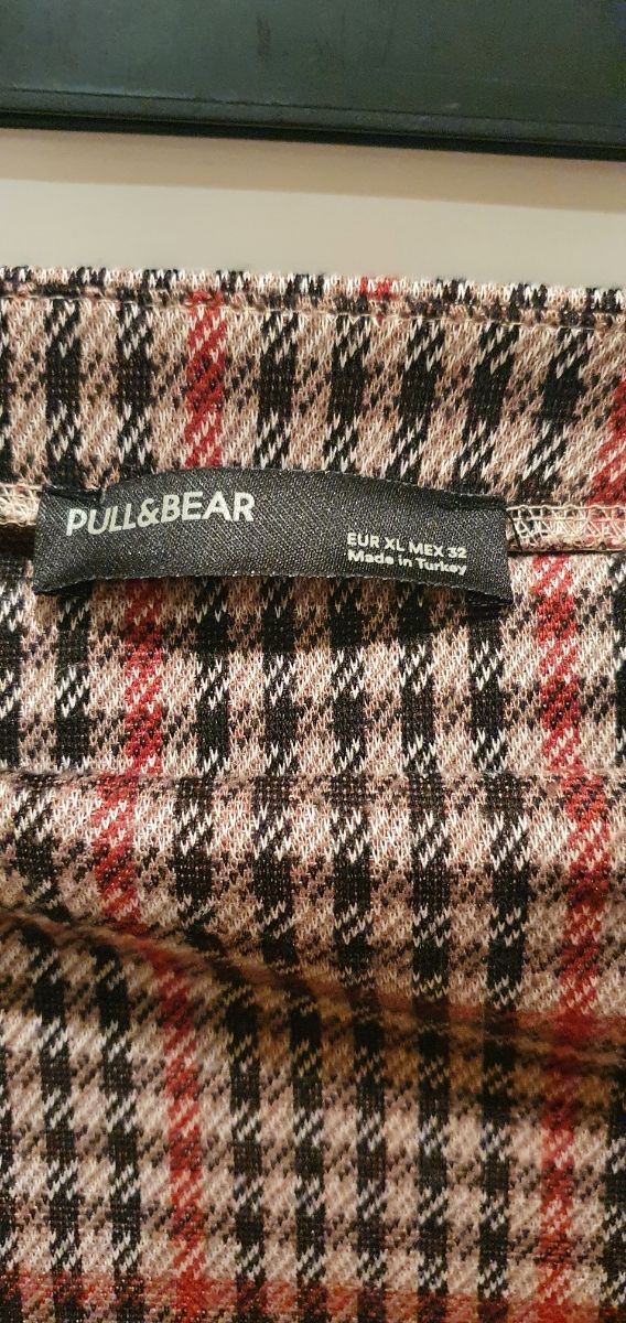 Falda cuadros Pull & Bear