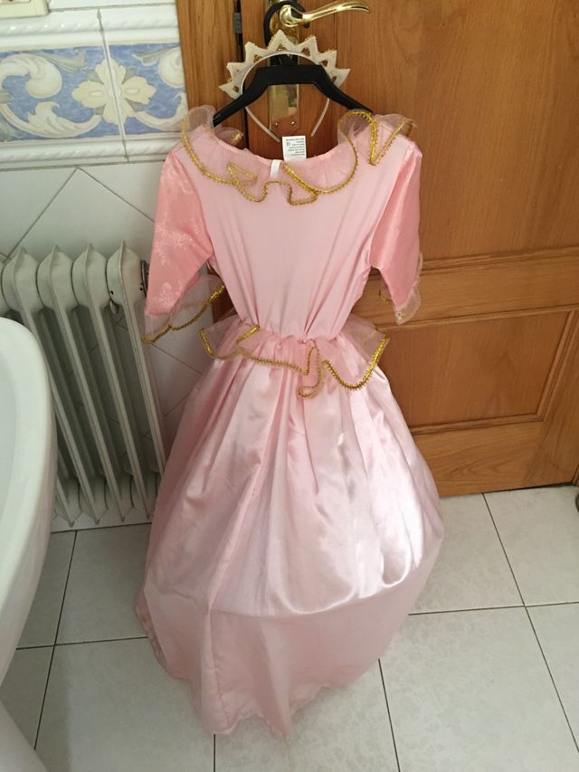 Disfraz carnaval Vestido princesa + regalo corona