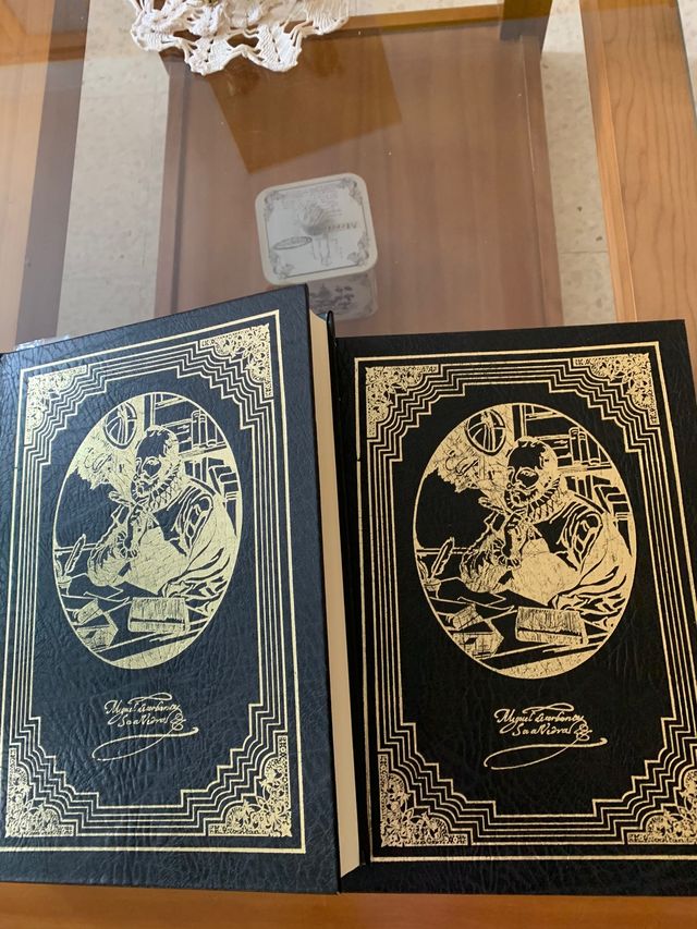 LIBROS DON QUIJOTE DOS VOLUMENES