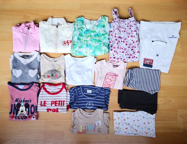 OFERTA! Lote 16 prendas niña 12 meses