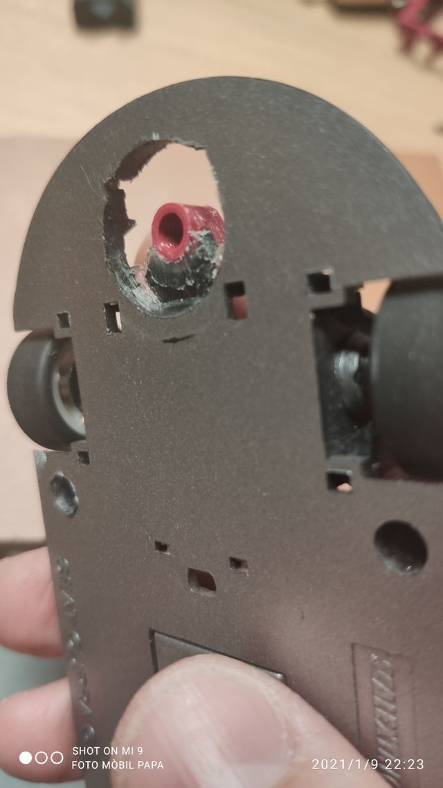 Scalextric adaptador guía con cables