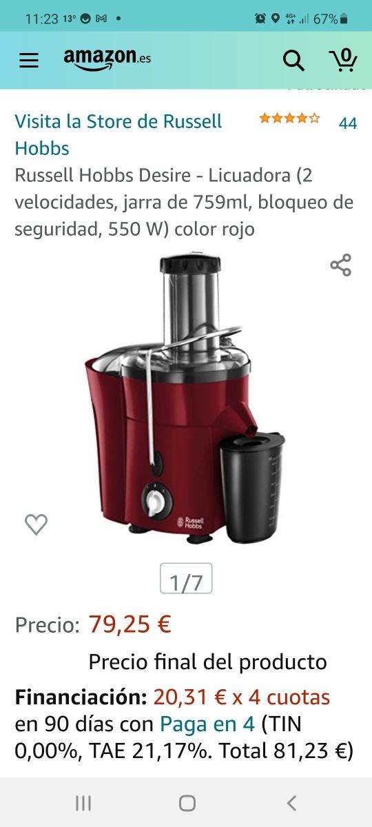 extracción de zumos