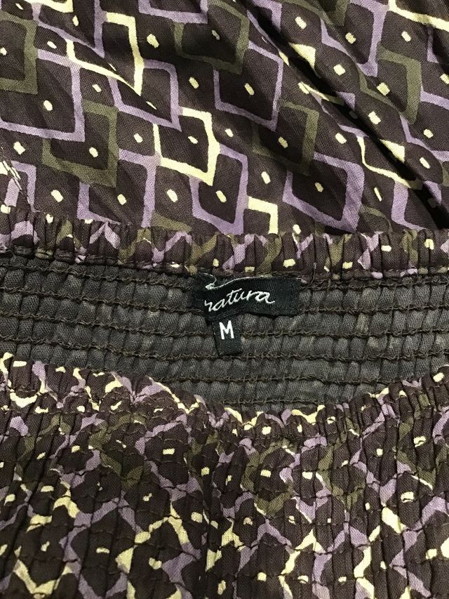 Vestido largo tirantes Natura