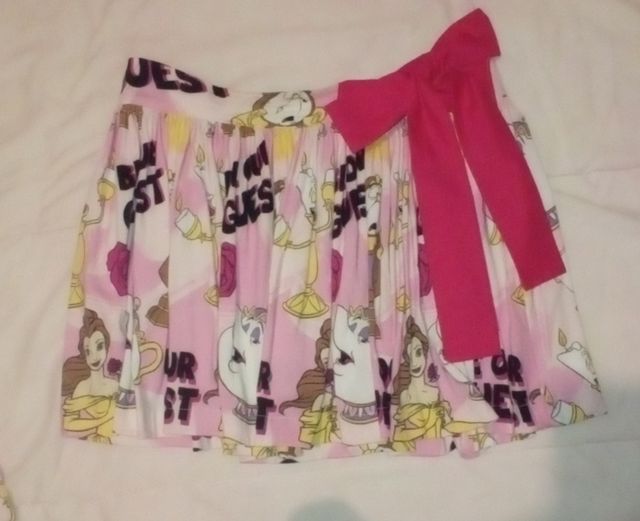 Falda de la bella y la bestia para madre