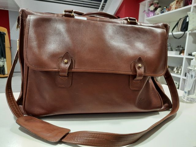 Bolso  de viaje  en piel 