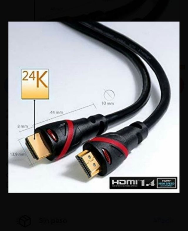 cable HDMI  20 metros  - Ultra HD (4k) HDMI 1.4a o