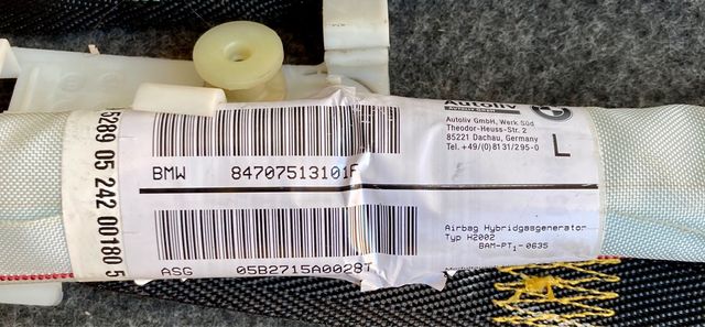 Airbag Cortina Izquierdo BMW 3 e46 Ci