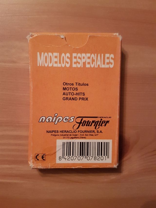 Naipes de Coches Modelos Especiales Heraclio