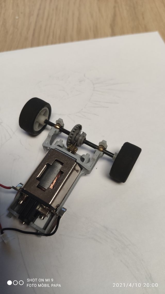 Scalextric cuna motor cojinetes esféricos