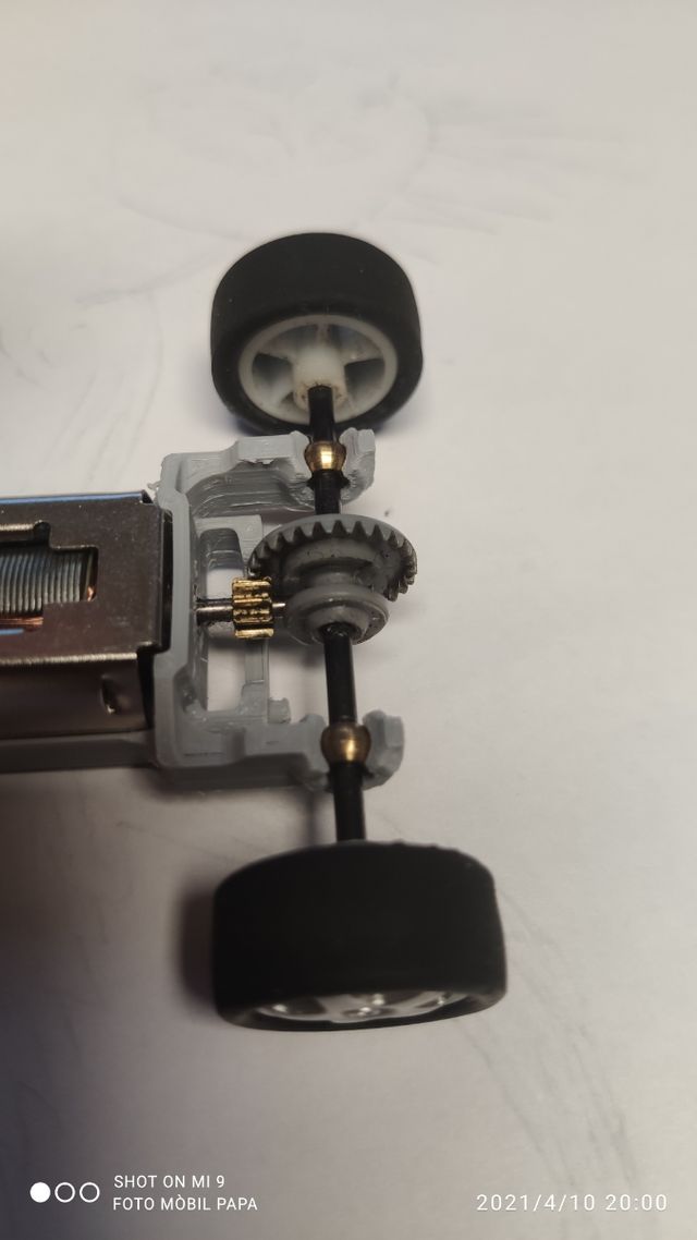 Scalextric cuna motor cojinetes esféricos