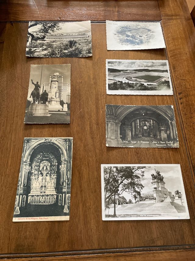 7 postales de los años 50  y una de 1939