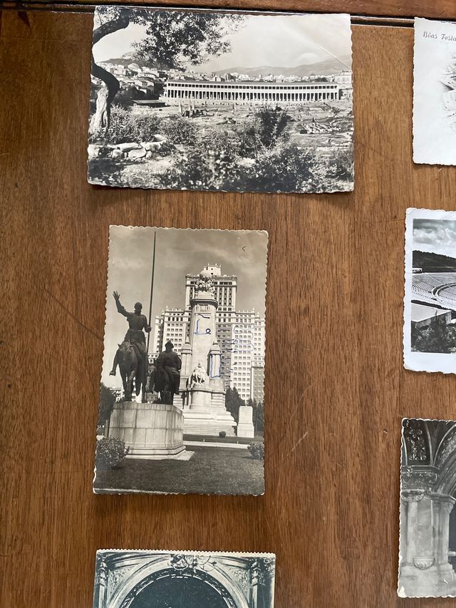 7 postales de los años 50  y una de 1939