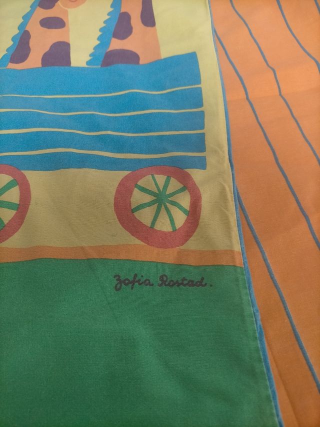 Funda nórdica infantil de Zofia Rostad. Animalitos