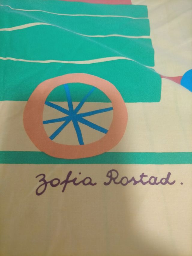 Funda nórdica infantil de Zofia Rostad. Animalitos