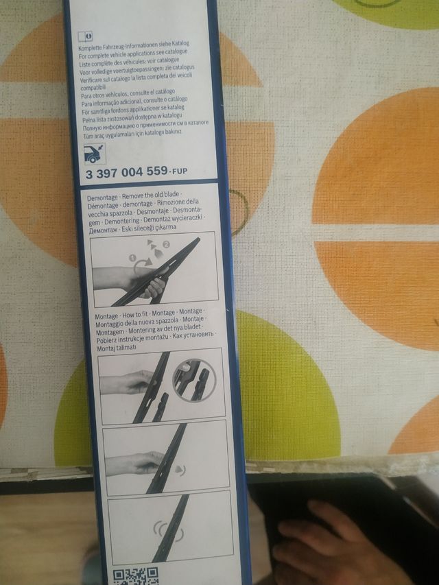 limpia parabrisas nuevo sin usar