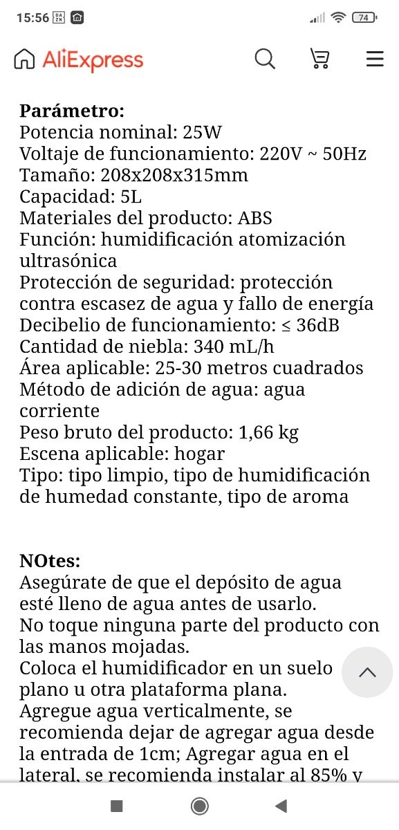 Humidificador Xiaomi DEM-F630 Derma