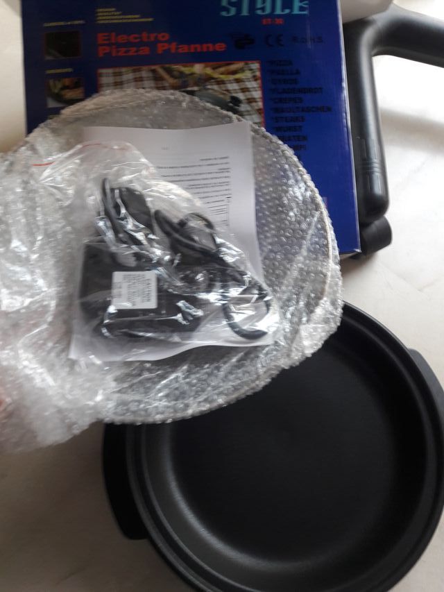 Sarten electrica multifunción, pizzas....
