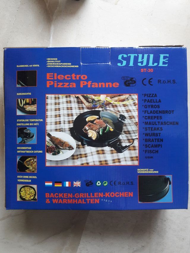 Sarten electrica multifunción, pizzas....