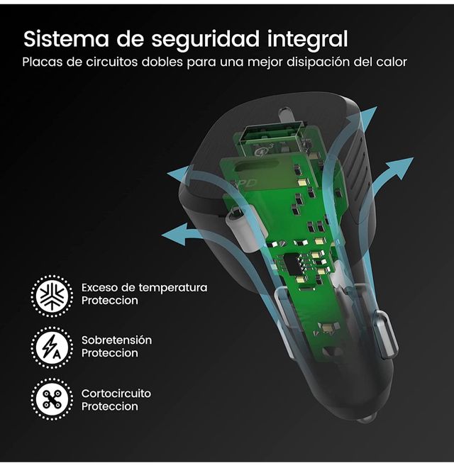 Cargador para mechero de coche