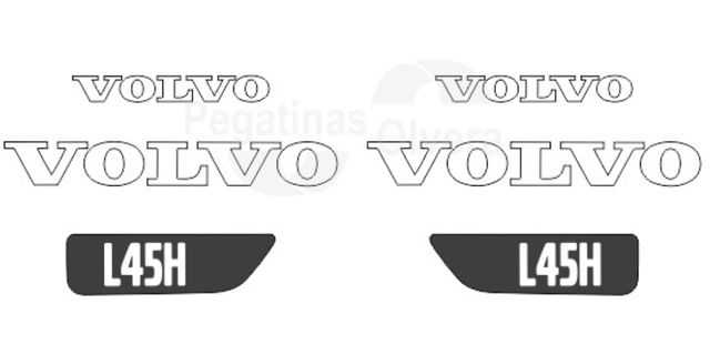 Kit adhesivos VOLVO L45H
