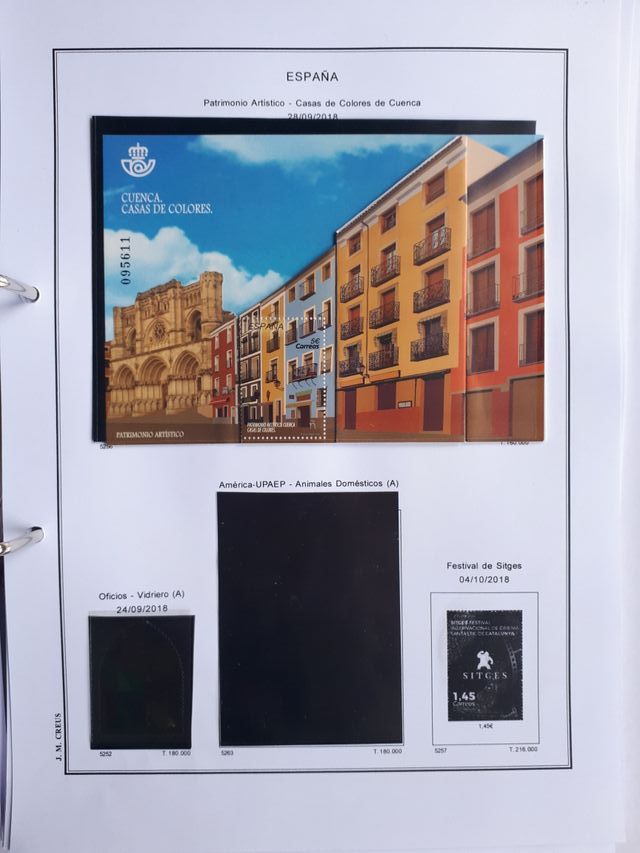 Sellos año 2018 España